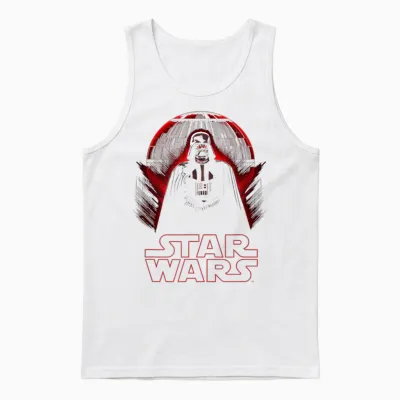 Star Wars Darth Vader Death Star T-Shirt, Black, S Unisex Tank Top - White