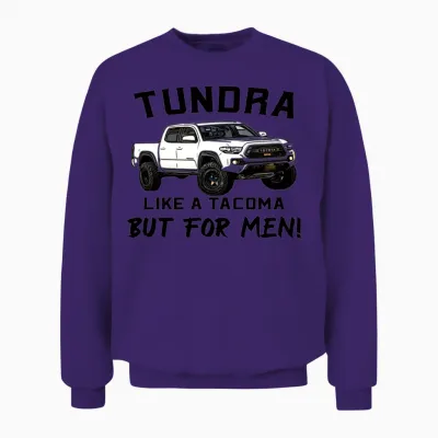 Tundra the Tacoma for Men Unisex Sweatshirt - Purple