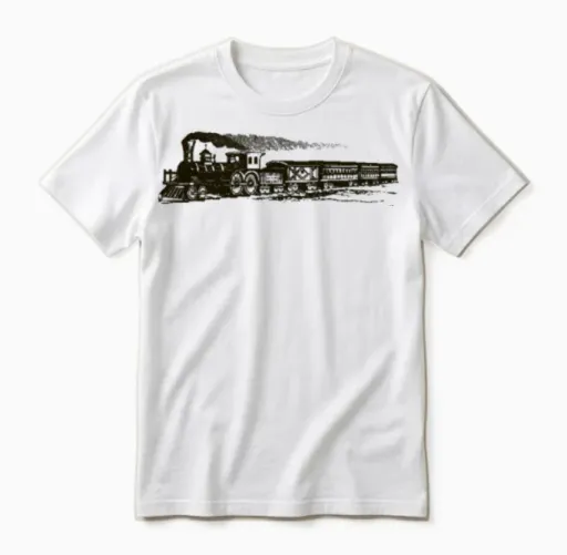 Train Unisex T-Shirt in White