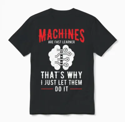 Machine Learning Artificial Intelligence Ai Unisex T-Shirt - Black