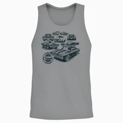 Oldtimer-Kollektion Vintage Muscle Cars Unisex Tank Top - Sport Grey