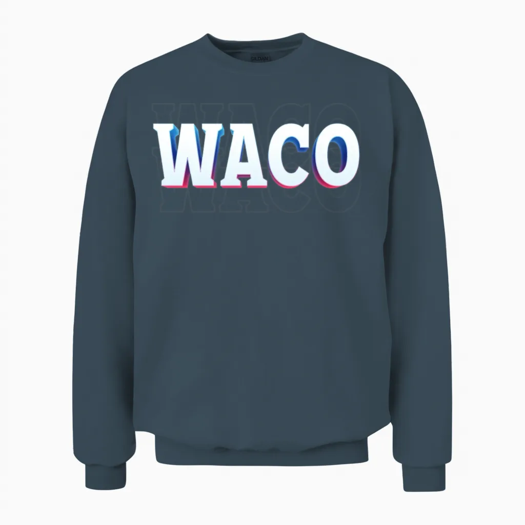 Retro - Waco Unisex Sweatshirt in Dark Heather