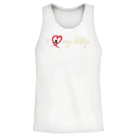 I Heart My Kitty Cat Lovers Unisex Tank Top - White – 2