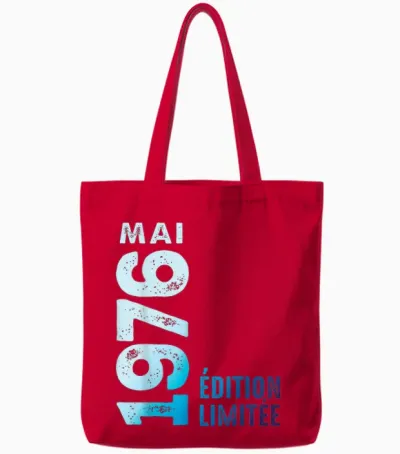 édition Limitée Mai 1976 Cadeau D'anniversaire 1976 Tote Bags - Red
