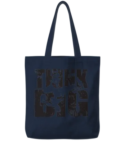 Think Big (arnold Schwarzenegger) Tote Bags - Navy