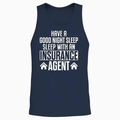 Funny Broker Unisex Tank Top - Navy