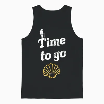 Camino De Santiago Way of St. James Pilgrims Unisex Tank Top - Black