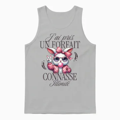 I Took an Unlimited Connasse Package – Woman Character Unisex Tank Top - Ash