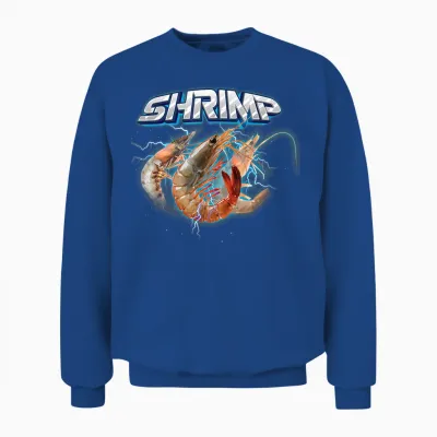 Lustiges Garnelenhemd - Klassisches Rock Shrimp Shirt - Shrimp Unisex Sweatshirt - Royal