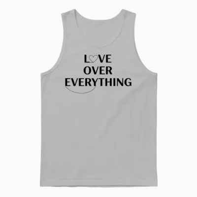 Vareno - Love Over Everything Unisex Tank Top - Ash
