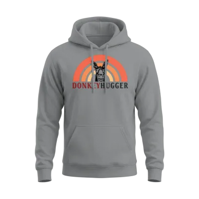 Donkey Hugger Donkeyhugger Funny Unisex Hoodie - Sport Grey