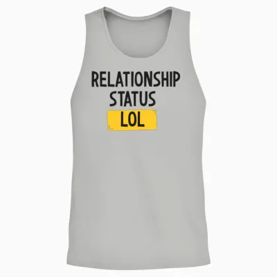Funny Lol Status Unisex Tank Top - Ash