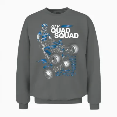 Atv Quad Squad Yamaha Unisex Sweatshirt - Graphite Heather