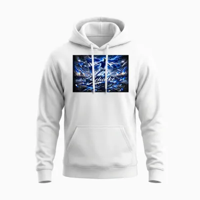 Schalke T- Shirt Gelsenkirchen Spruch Stadt Souvenir Fan Unisex Hoodie - White
