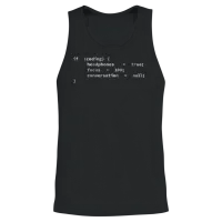 Coding Headphones, Coder, Programmer Unisex Tank Top - Black – 2