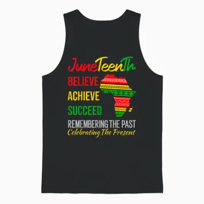 Juneteenth Is My Independence Day African 1865 Juneteenth Unisex Tank Top - Black