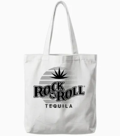 Rock N Roll Tequila Seventh Collection Tote Bags - White