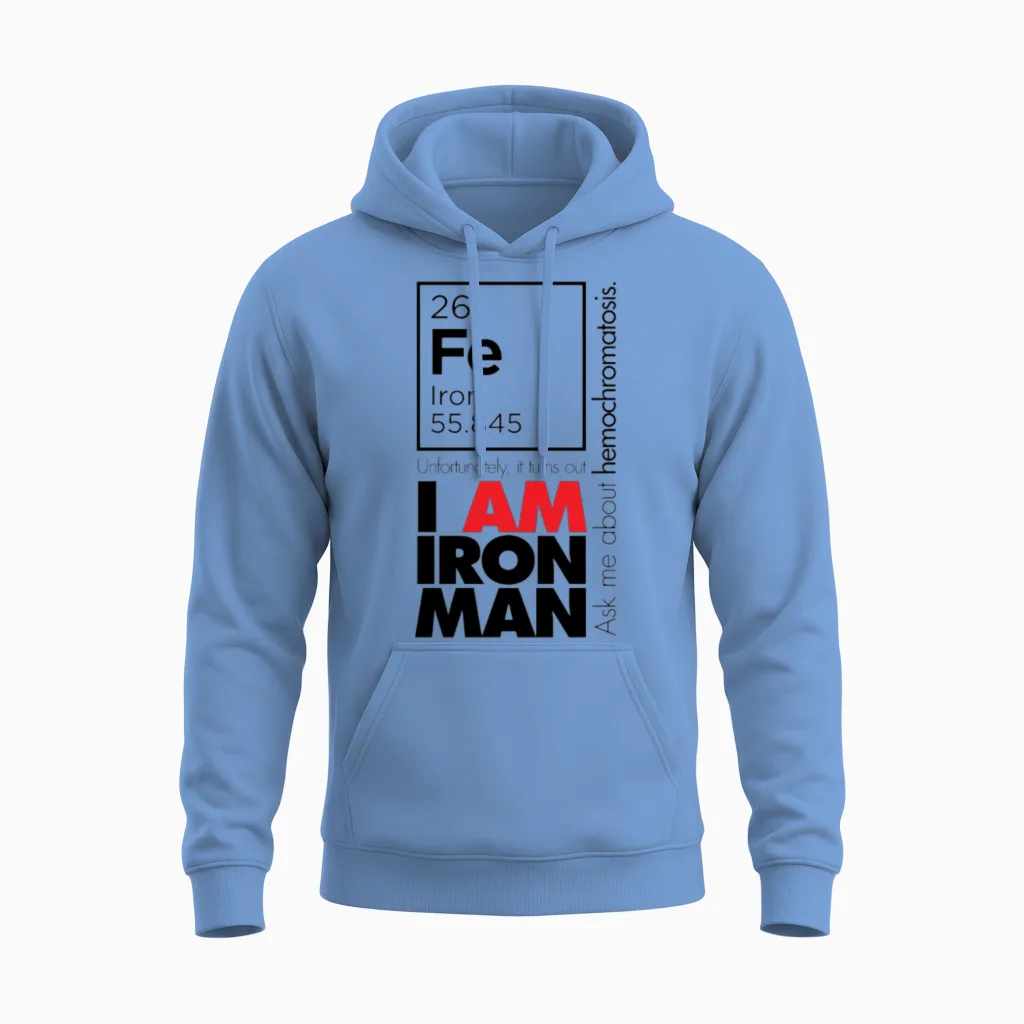 Hemochromatosis Awareness Unisex Hoodie in Carolina Blue