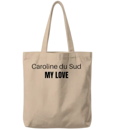 Caroline Du Sud My Love Tote Bags - Natural