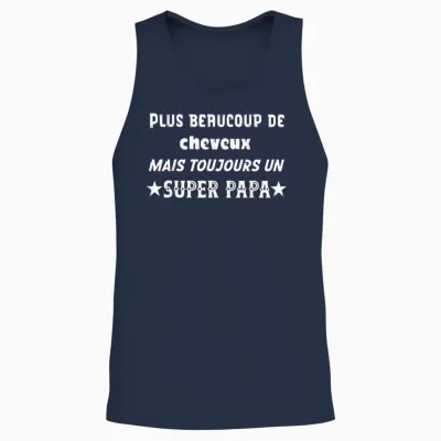Funny T-Shirt Dad Funny Funny Unisex Tank Top - Navy
