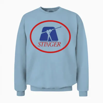 Vintage Stinger Logo Unisex Sweatshirt - Light Blue