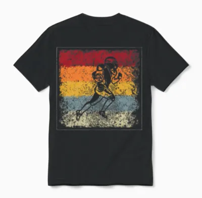 Rugby Retro Unisex T-Shirt - Black