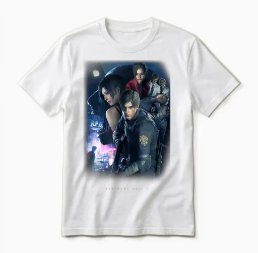 Resident Evil 2 Unisex T-Shirt in White