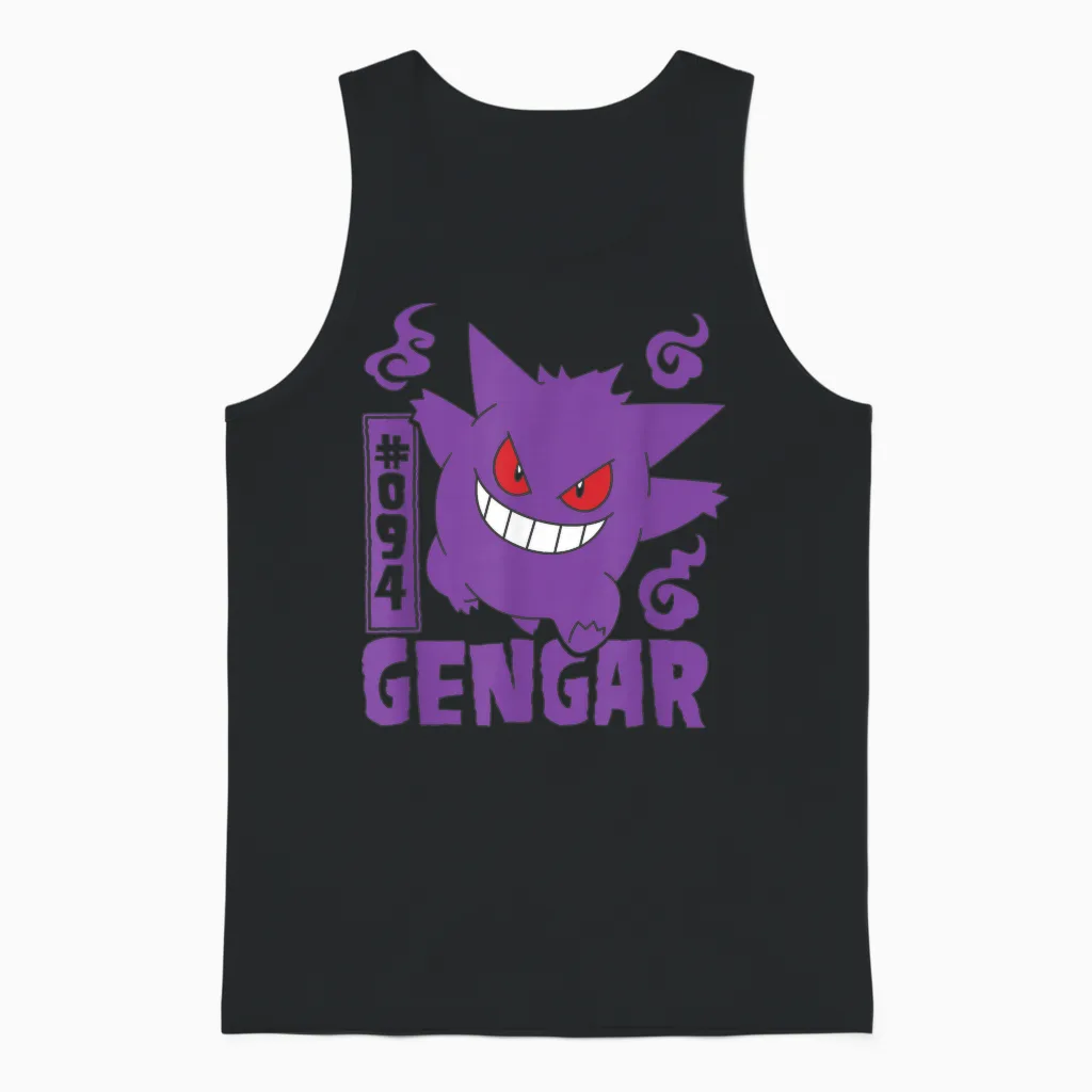 Pokémon - Gengar Unisex Tank Top in Black