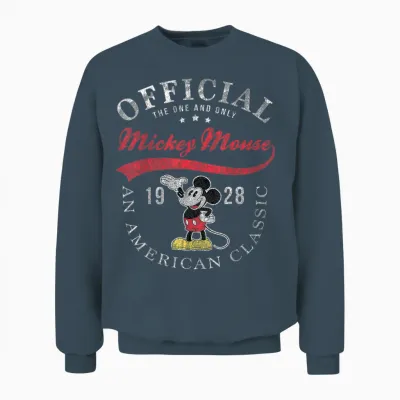 Disney Mickey and Friends the Only True Mickey Mouse Unisex Sweatshirt - Dark Heather