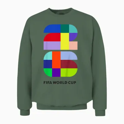 Enfant Couleurs De La Coupe Du Monde De La Fifa 26 événements Unisex Sweatshirt - Military Green
