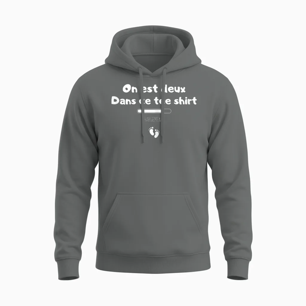 Announcement Pregnancy Mom Original 2025 Future Mom 2025 Drol T-Shirt, Black Unisex Hoodie in Graphite Heather