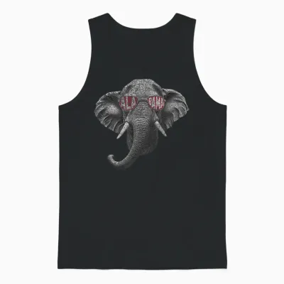 Alabama Elephant Lovers Unisex Tank Top - Black