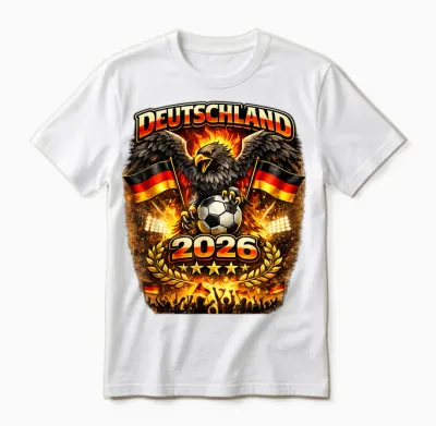 Deutschland Shirt Für Fußball Wm Em Fan Trikot Deutschland Unisex T-Shirt - White