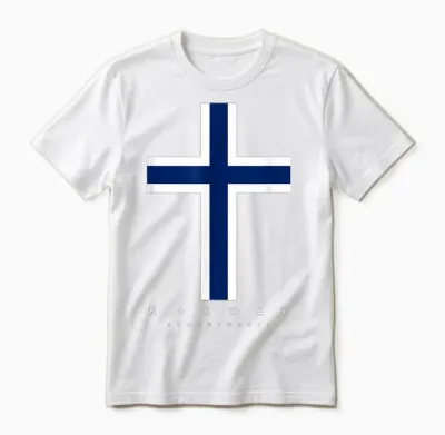 Norway Scandinavia Norwegian Flag Norge Norwayan Noreg Unisex T-Shirt - White
