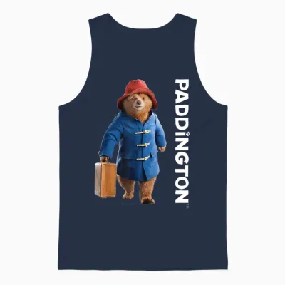 Paddington in Peru, Go to L'aventure Unisex Tank Top - Navy