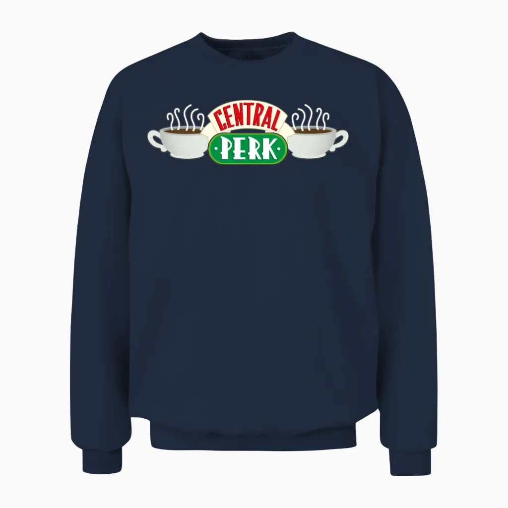 Friends Central Perk Unisex Sweatshirt in Navy