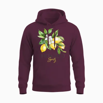 Limoncello Spritz Summer Aperitif Italian Lemon Liqueur Unisex Hoodie - Maroon