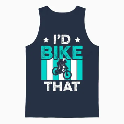 Mountain Biking Id Bike That Unisex Tank Top - Navy