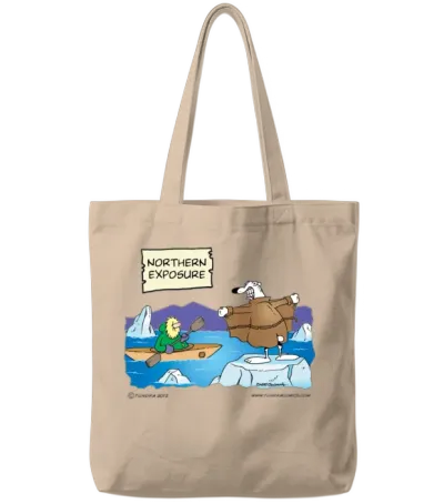 Northern Exposure Tote Bags - Natural