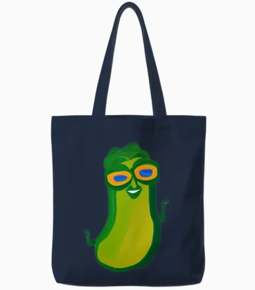 Le Chini Tote Bags in Navy
