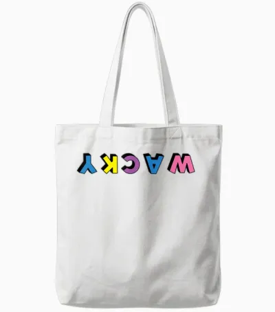 Wacky Costume Mismatch Day Outfit Tote Bags - White