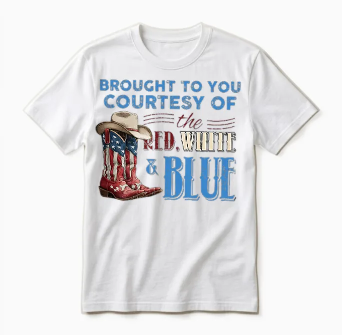 We'll Put a Boot in Your Ass It's American Way Cowgirl Boots Unisex T-Shirt in White