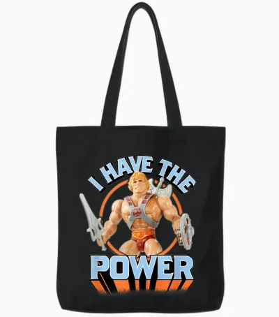 Masters of the Universe - T-Shirt with German Text "ich Habe Die, Black Tote Bags - Black