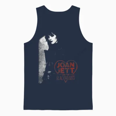Joan Jett and the Blackhearts - Shadow Unisex Tank Top - Navy