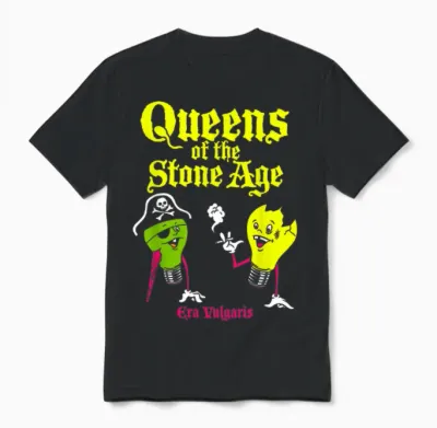 Official Queens of the Stone Age Era Vulgaris Unisex T-Shirt - Black