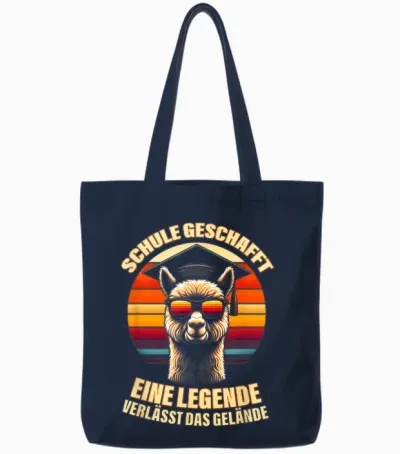 Schulabschluss Legende 10 Klasse Realschule Hauptschule Abi Tote Bags - Navy