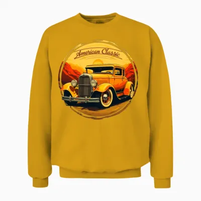 Ford Model a Retro - Modartr-Yelfp Unisex Sweatshirt - Gold