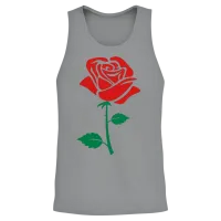 Rose Unisex Tank Top - Sport Grey – 2