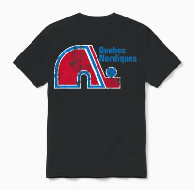 Quebec Nordiques Unisex T-Shirt - Black