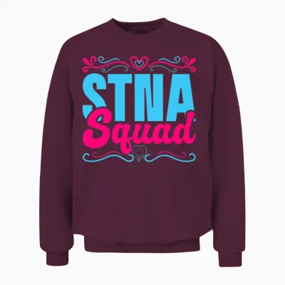 Stna Squad State Tested Nursing Assistant Unisex Sweatshirt - Maroon